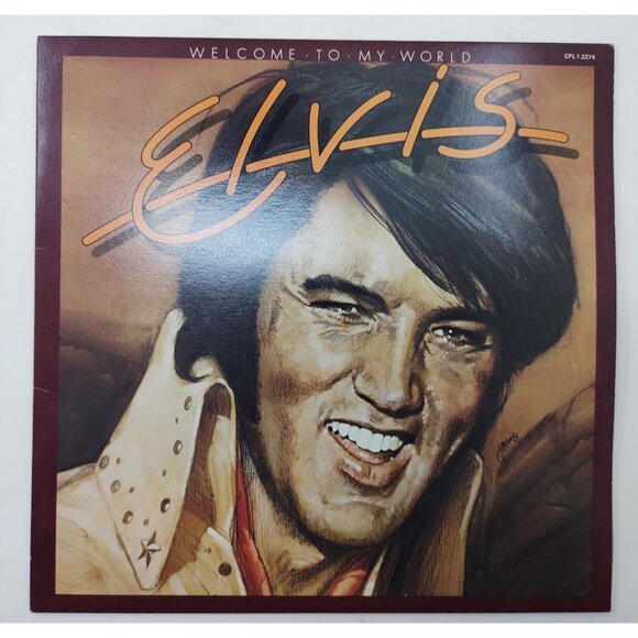Elvis Presley – Welcome To My World Vinyl LP (1977) RCA APL1-2274 - Picture 1 of 9